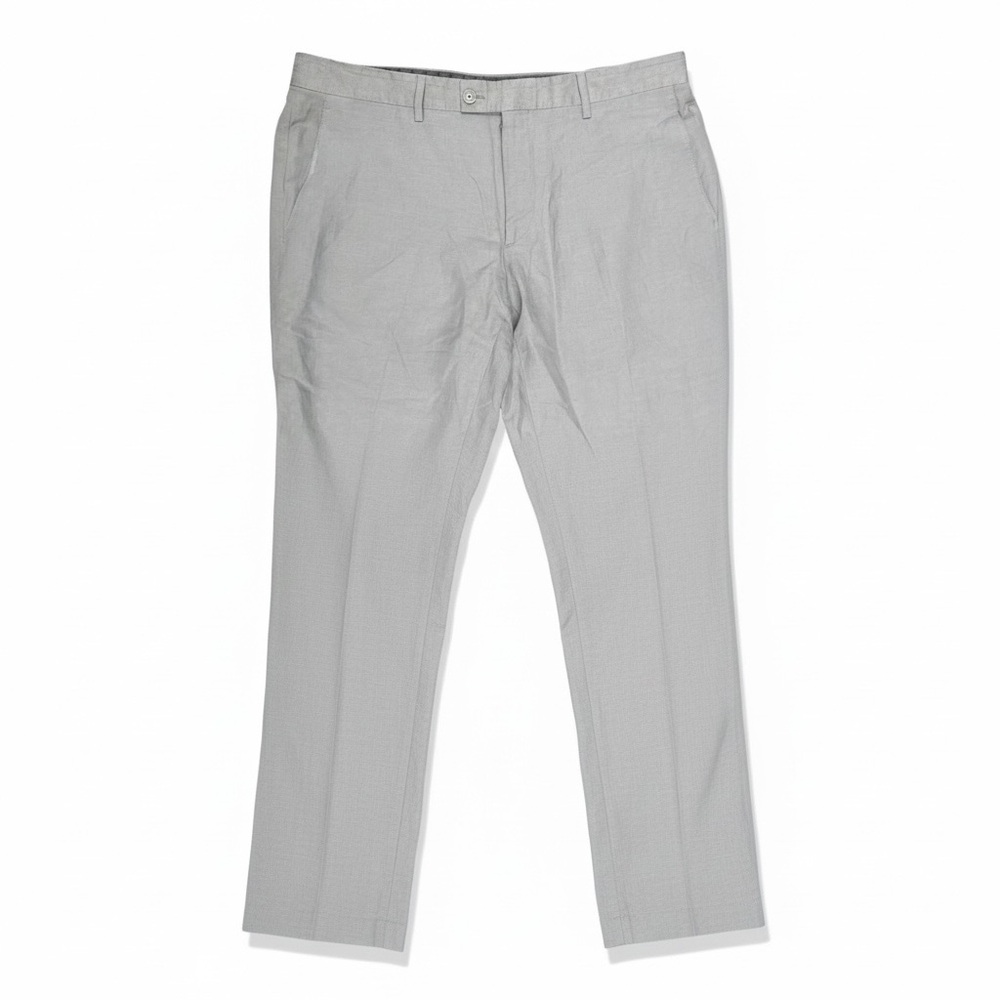👖 John Varvatos Linen–Silk‎ Trousers | Light Blue | Men’s 32x32